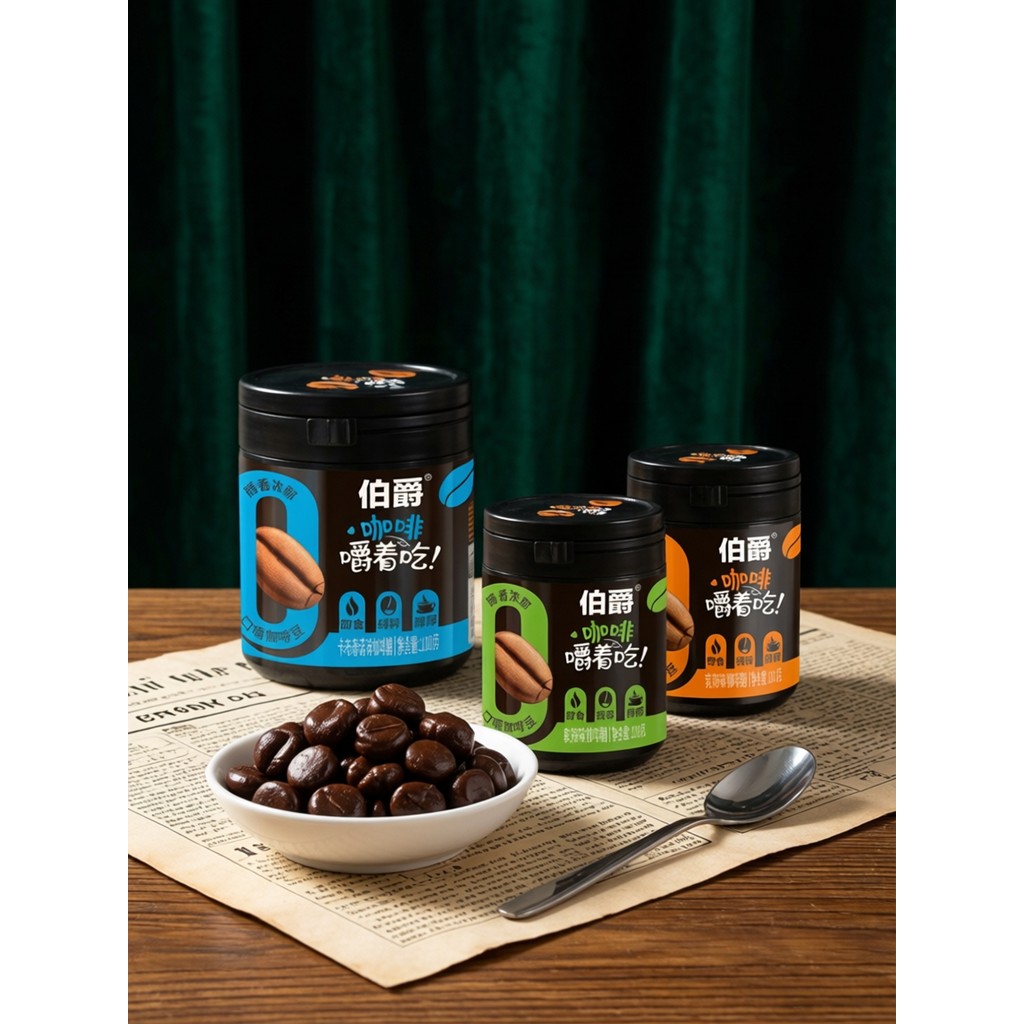 Piaget Cappuccino Charcoal Grill Latte Flavour Candy Chewy Influencer Casual Instant Coffee Snacks C