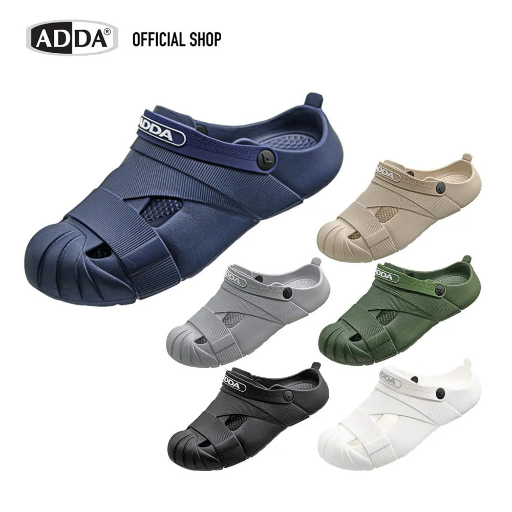 ADDA รองเท้าแตะ รองเท้าลำลอง สำหรับผู้ชาย แบบสวมหัวโต รุ่น 5CH01M1 (ไซส์ 7-10)