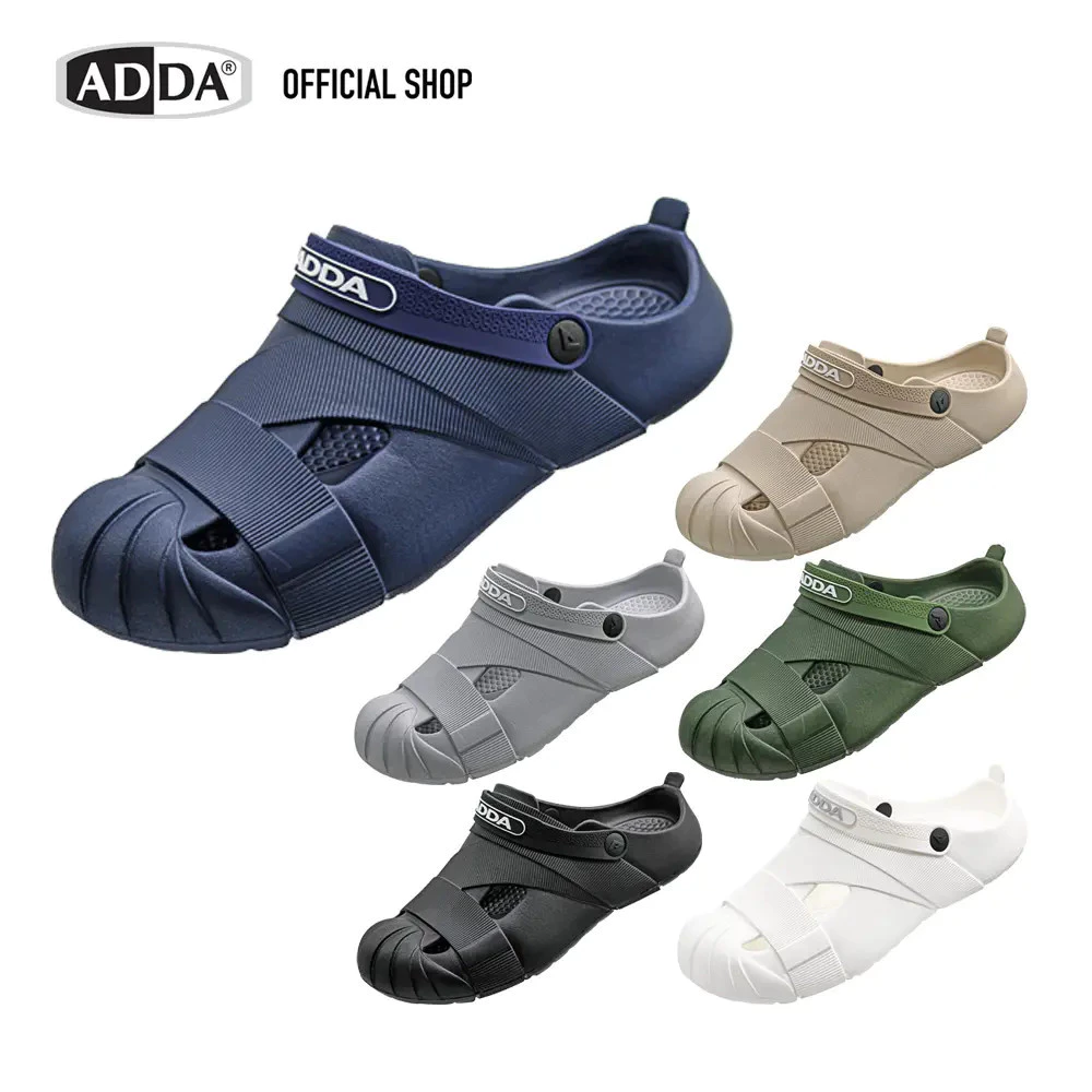 ADDA รองเท้าแตะ รองเท้าลำลอง สำหรับผู้ชาย แบบสวมหัวโต รุ่น 5CH01M1 (ไซส์ 7-10)