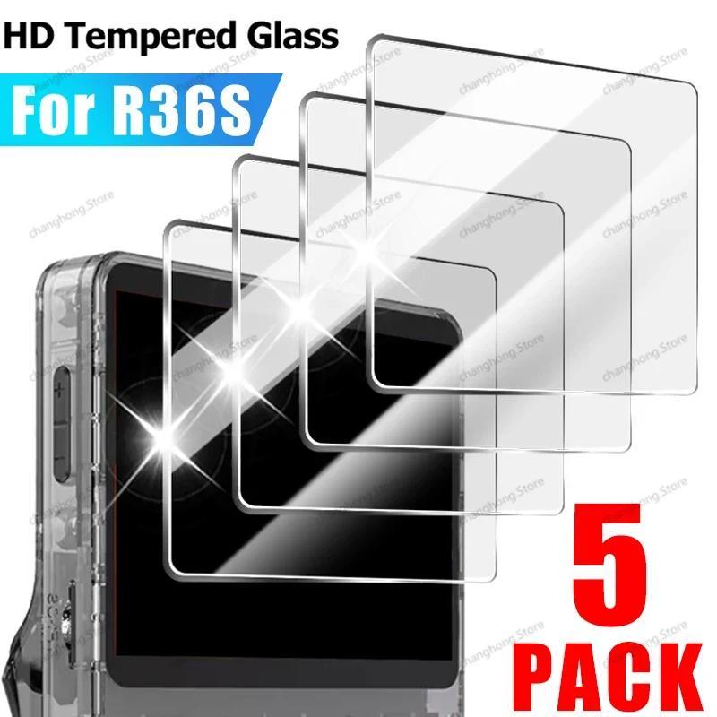 9H ความแข็งกระจกนิรภัยสําหรับ R36S /R35S/RGB20S R36 Pro R36XX/R40S Pro/K36 คอนโซลเกมมือถือ HD ป้องกั