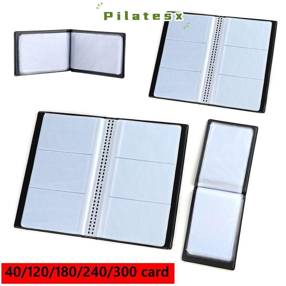 PILTESX การ์ดอัลบั้มกระเป๋าสตางค์คอนเทนเนอร์คอลเลกชันหนังสือ