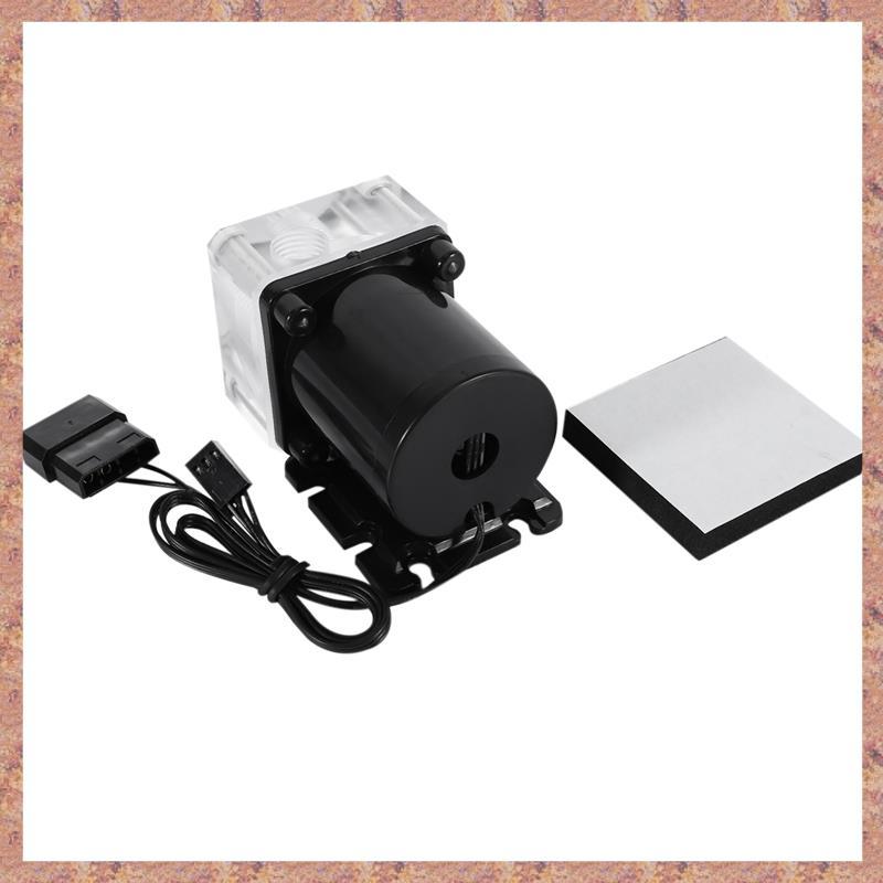 12V 0.8A 10W G1/4 Thread ปั๊มน้ําเสียงรบกวนต่ําสําหรับ CPU PC คอมพิวเตอร์ระบบระบายความร้อน (RCV)