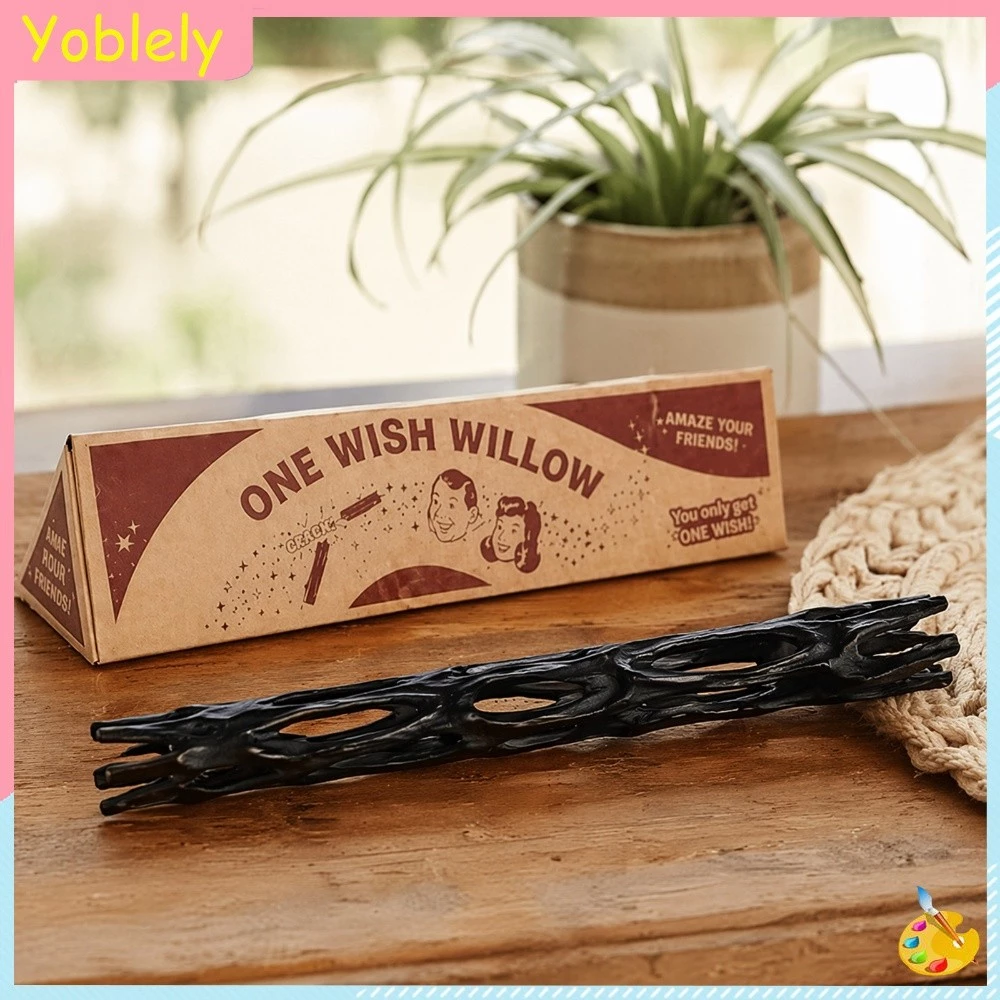 [Yoblely.th] 3D พิมพ์ One Wish Willow Stick พร้อมกล่อง Wish-Making Snap Sticks Multi-Purpose 3D พิมพ์Figurines สําหรับ Spiritual Healing & Good Fortune