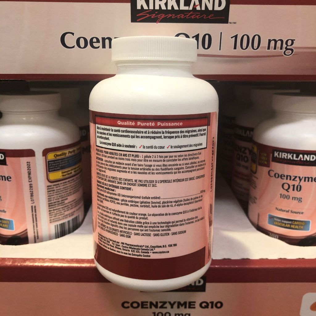 Canadian Direct Mail Kirkland Kirkland Coenzyme Q10 Heart 300 แคปซูลแคปซูลเข้มข้น 100มก.20260705