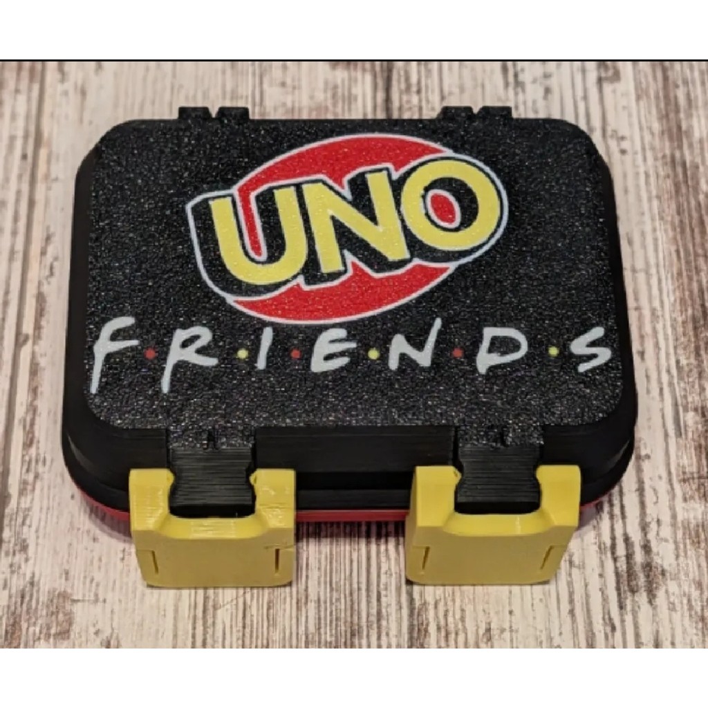Uno friends การ์ดจัดเก็บสลักขนาดกะทัดรัด Box Case