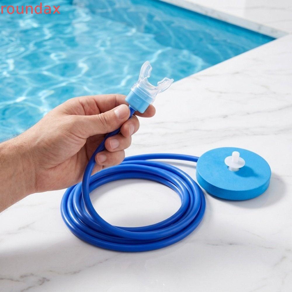 ROUNDAX ท่อหายใจว่ายน้ํา, การออกแบบน้ําหนักเบา 1/2 เมตร Full Dry Respirator, ปากเป่าซิลิโคนแบบพกพา Anti-Choker วาล์วดําน้ําดําน้ําดําน้ําว่ายน้ําเริ่มต้น