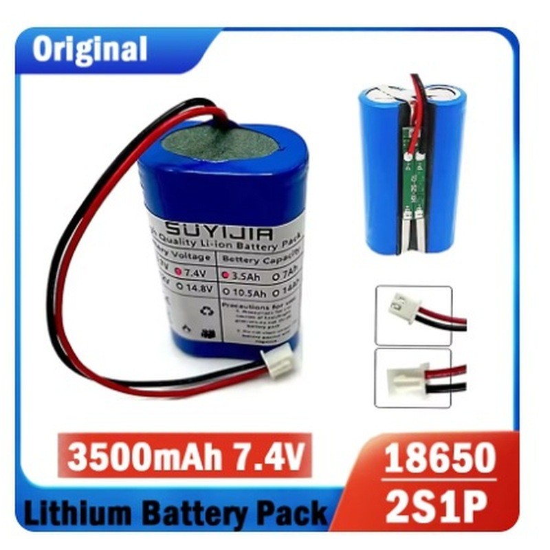 Speedy Shipment 7.4v 3500mah แบตเตอรี่ลิเธียมไอออน 2 s1p ชุดแบตเตอรี่สํารอง,พร้อม bms, เหมาะสําหรับเ