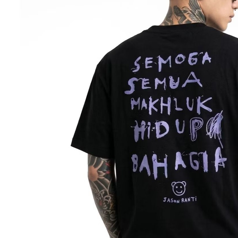 เสื้อยืด KATUN Jason Ranti - Happy Life Cotton M-XXL