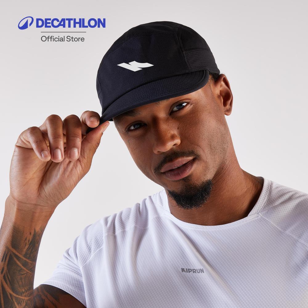 Decathlon Unisex Running Cap - Kiprun 5 Panels หมวกแก๊ปใส่วิ่งดีไซน์เนื้อผ้า 5 ส่วน - Black
