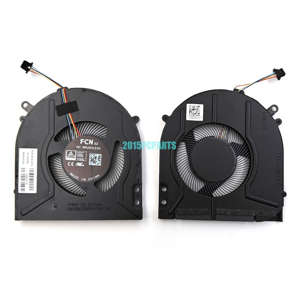 สําหรับ HP Pavilion x360 14-DY 14-EK TPN-W146 TPN-W155 พัดลม CPU N09477-001 M45024-001