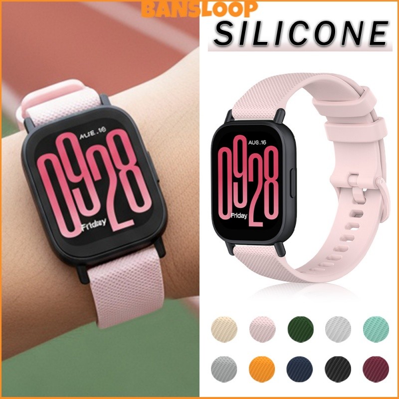 สายรัดซิลิโคนยางปล่อยอย่างรวดเร็ว 20 มม 22 มม for Redmi Watch 5 Active/5 Lite for Smartwatch Garmin/Amazfit Bip 6
