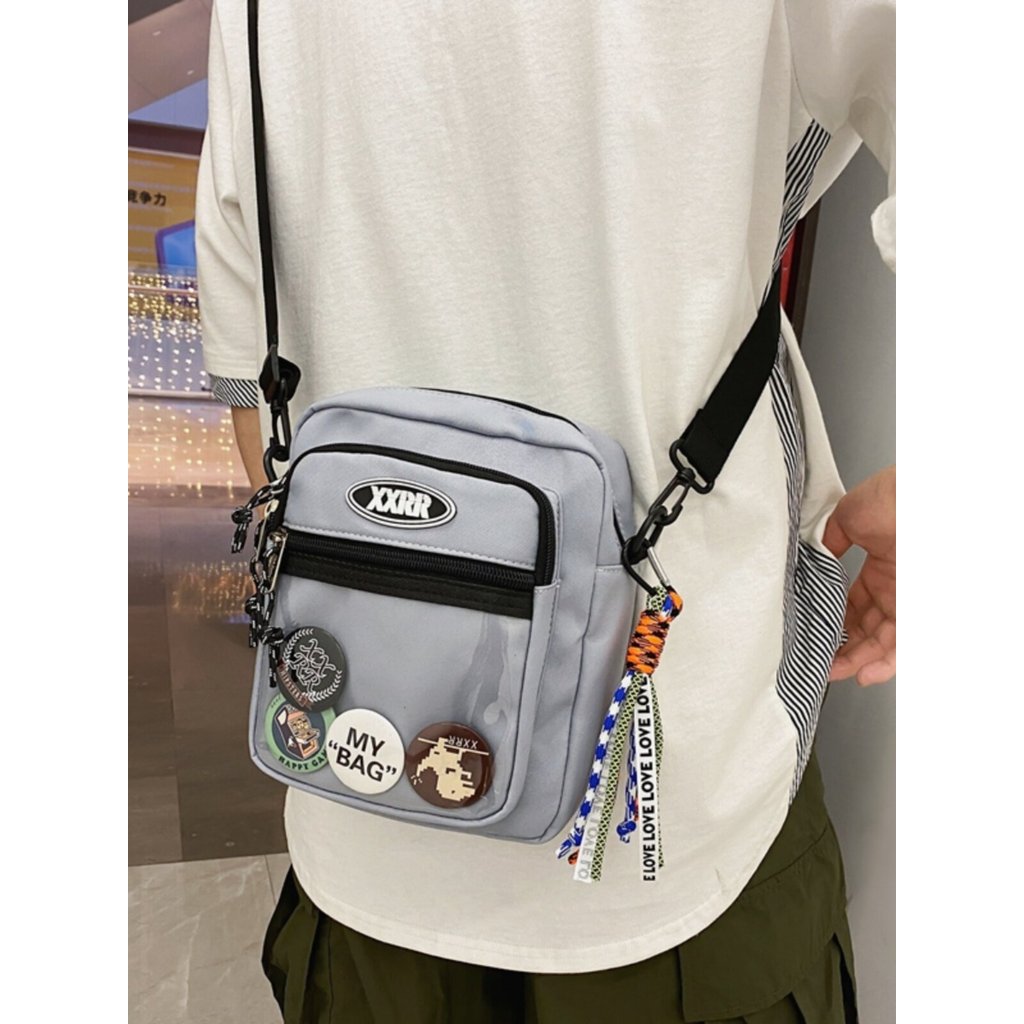 Pain Bag Messenger Bag Boy Boy Boy Teenager Outing กระเป๋าสะพายขนาดเล็กกระเป๋าเด็กเด็กหล่อกระเป๋าเป้