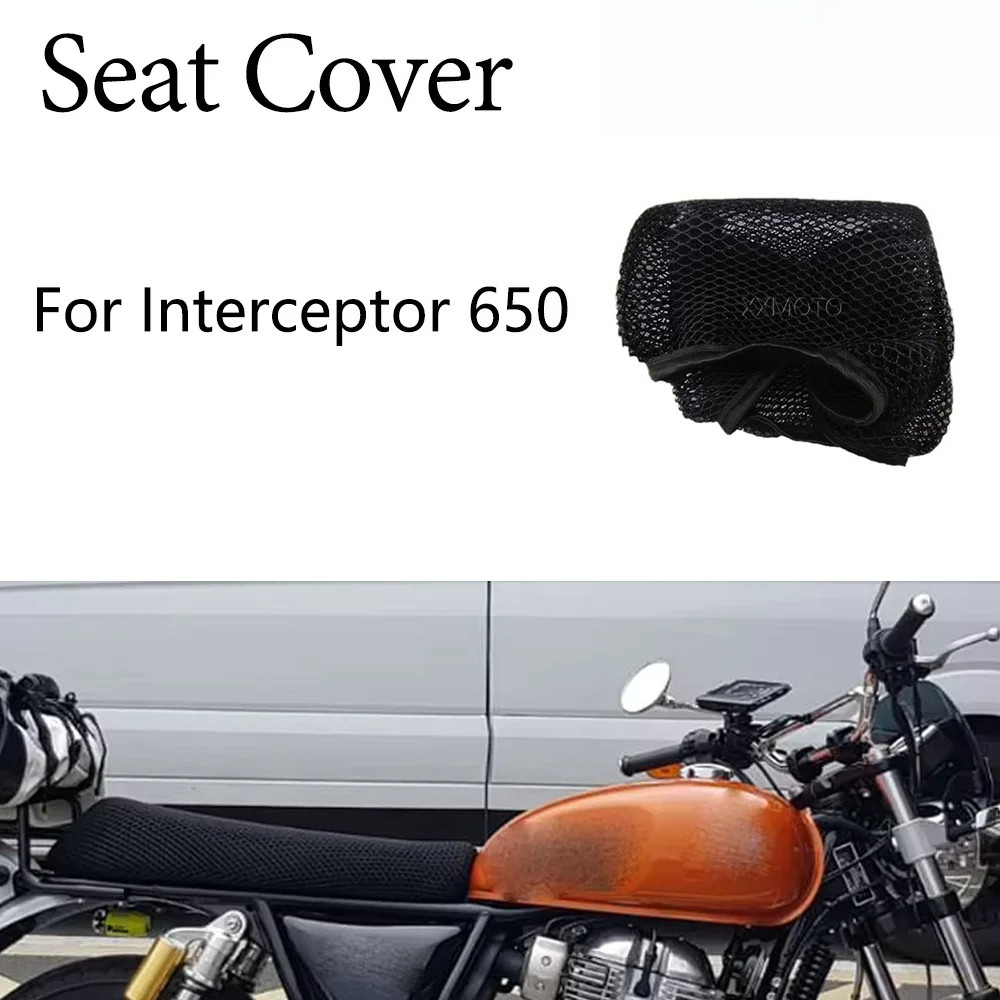 สําหรับ Royal Enfield Interceptor650 Interceptor 650 ที่หุ้มเบาะรถจักรยานยนต์ฉนวนกันความร้อนเบาะกันล