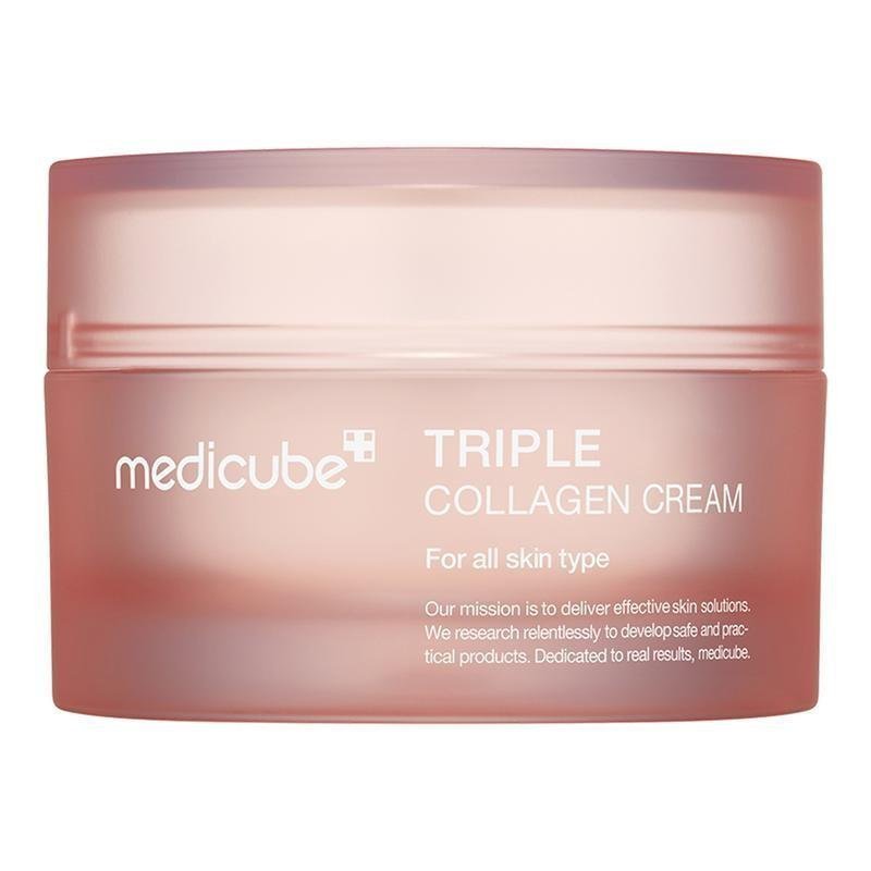 [medicube] Triple Collagen Cream (คอลลาเจน+ไฮยาลูรอนิค แอซิด+ไนอาซินาไมด์+เชียบัตเตอร์) l มอยเจอร์ไร
