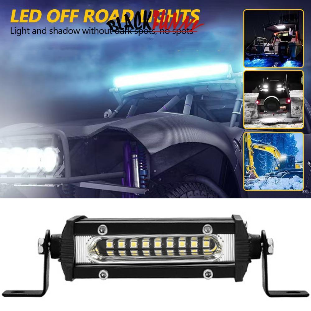 BLACKFUNNY รถ Mini LED Work Bar 9led Slim ทํางานขับรถหมอกโคมไฟสําหรับ Moto SUV Offroad UTV 4x4 รถบรร