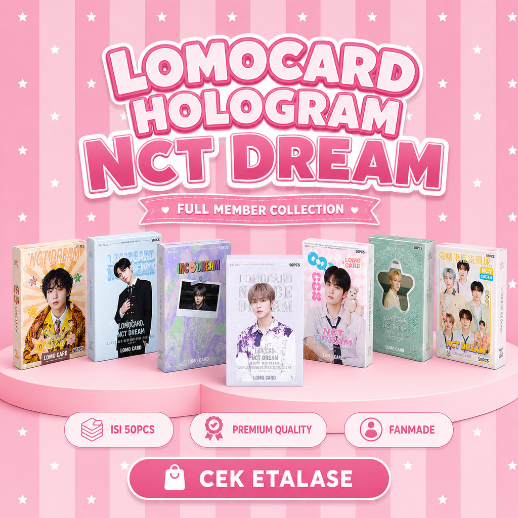 [TS CPOP] NC7/ HOLOGRAM CREAM LOMOCARD GLITTER KPOP RANDOM | การ์ด LOMO ภาพถ่าย KPOP FANMADE UN0/F!C