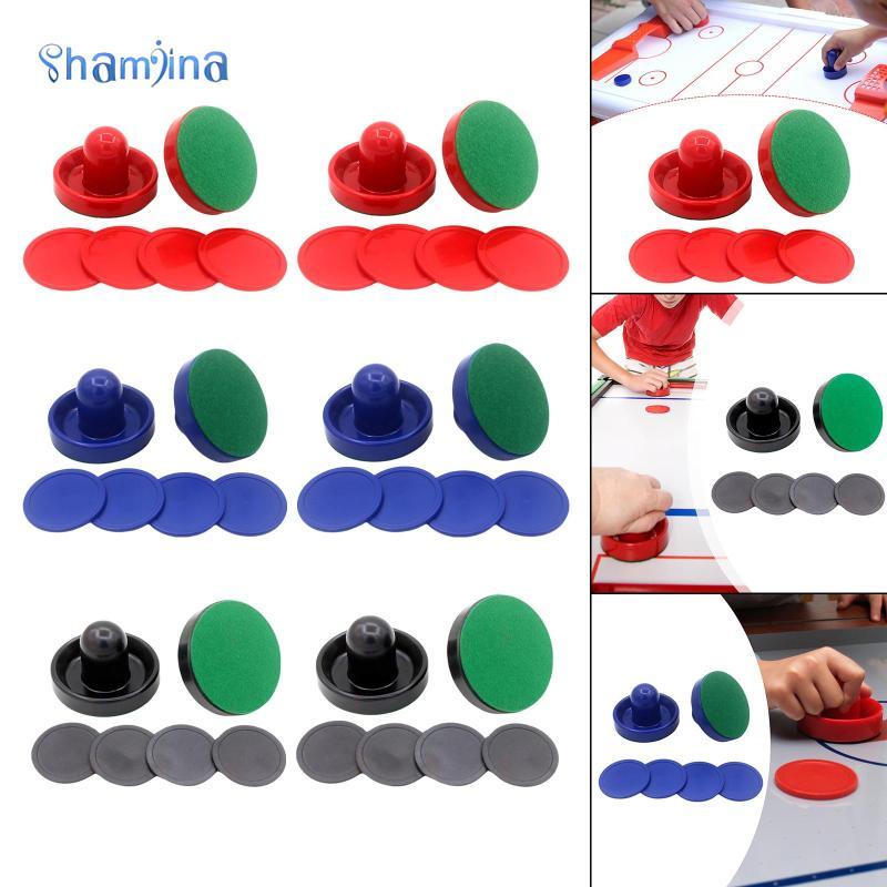 [Shamjina] Air Hockey Pushers Replacement for Kids Round Pucks Pack Slider Pusher Air Hockey Slider 