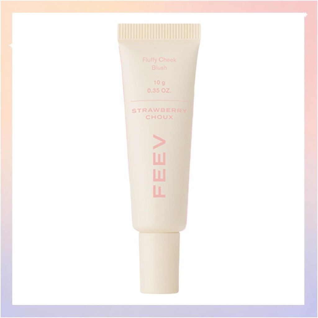 [feev] Fluffy Cheek Blush, Strawberry Choux, 10g, 1pc / Korean Blush / Flawless Finish / ของแท้ 100%