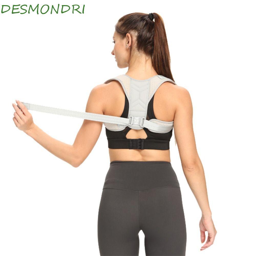 DESMONDRI ปรับคอรั้ง Clariular สนับสนุนอุปกรณ์การฝึกอบรมเข็มขัดแก้ไขกลับ Straightener Upper Back Brace ปรับไหล่ Corset