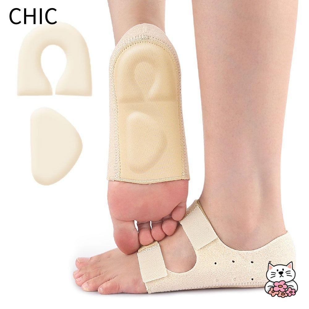 CHIC Heel Support Cushion, Achilles Tendonitis ปรับส้นเท้า Protectors, Plantar Fasciitis บรรเทากันกร