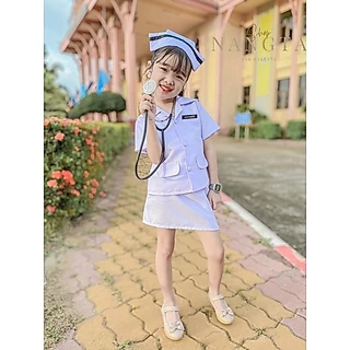 ชุดพยาบาลเด็ก เซ็ต 6 ชิ้น 💉แถมฟรีป้ายชื่อโลหะ 💉แบรนด์ Nangta Shop ชุดอาชีพในฝัน ชุดอาชีพเด็ก
