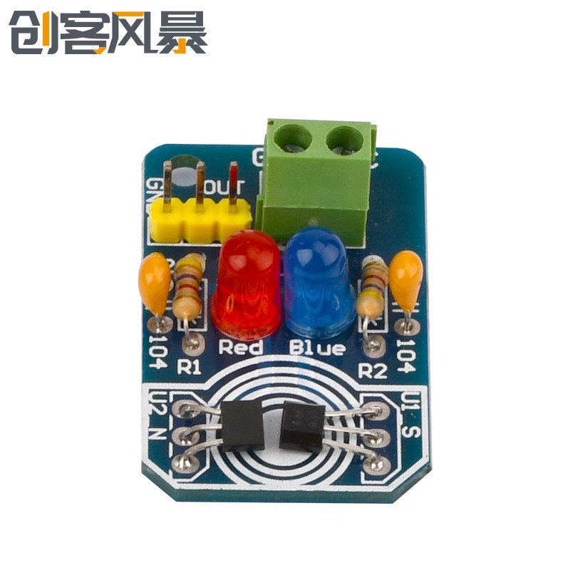 DC4.5-20V Hall Magnetic Pole Detection North South Detection Induction Sensor แม่เหล็ก North North P