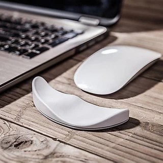 Ankndo แผ่นรองเมาส์ซิลิโคนเจลกันลื่นสําหรับเล่นเกมสํานักงาน Ergonomic Wrist Rest แผ่นรองข้อมือ ที่รองข้อมือเมาส์