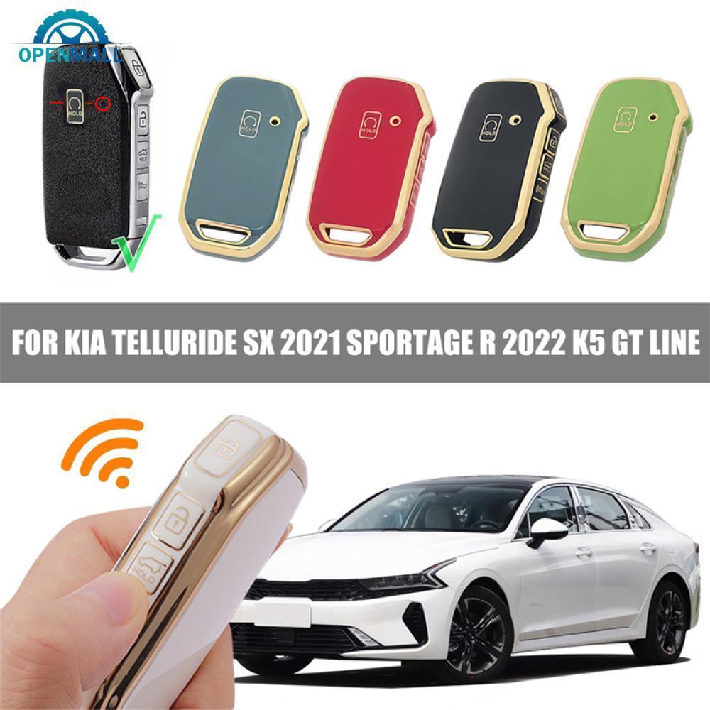 OPENMALL รถ Remote Key กรณีเปลือกป้องกัน Fob สําหรับ Kia Telluride SX 2021 Sportage R 2022 K5 GT Lin