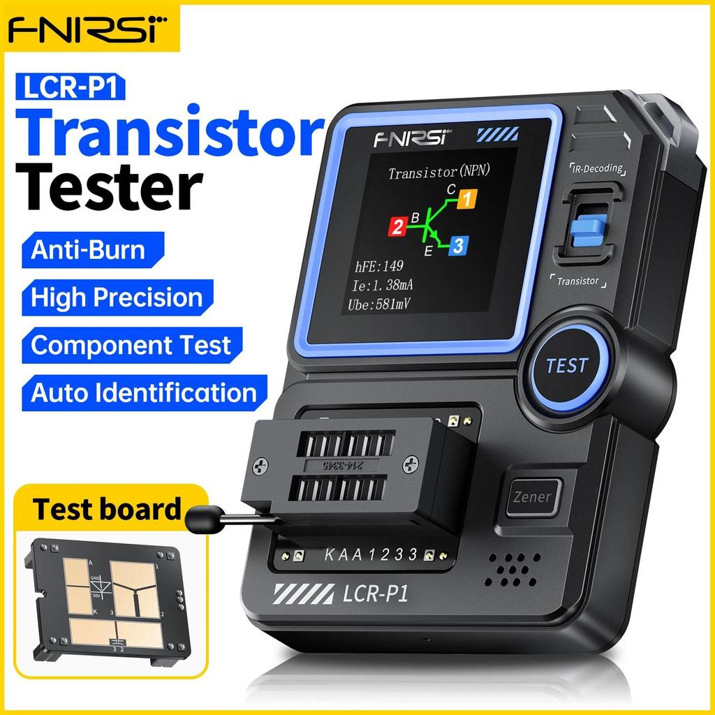 TL  LCR-P1 มัลติฟังก์ชั่ทรานซิสเตอร์ความต้านทานตัวเก็บประจุเครื่องทดสอบ LCR ESR เครื่องทดสอบ Diode T