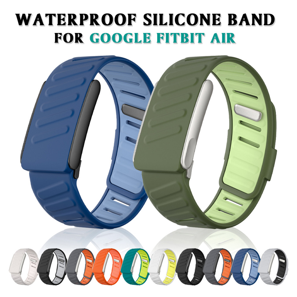 สายนาฬิกาซิลิโคนกีฬาสําหรับ Google Fitbit Air เปลี่ยน To Whoop 5.0 สายรัดข้อมือแบบห่วงระบายอากาศ Correa อุปกรณ์เสริมทดแทน