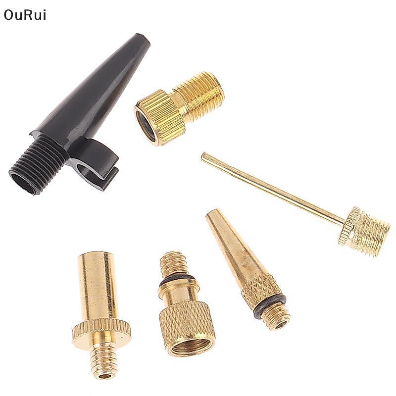 [B&C] ชุดหัวฉีดปั๊ม Inflator Presta Schrader อะแดปเตอร์วาล์วจักรยาน Adaptors {th}