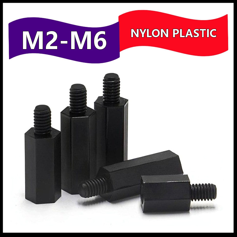 ไนลอน M2-M6 แข็งแรง (10-50pcs) L5-100mm 【FGH-R1】