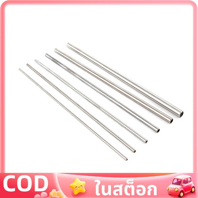 Silver Round 304 Stainless Steel Capillary Tube Pipe 250mm Hollow Circular Tube