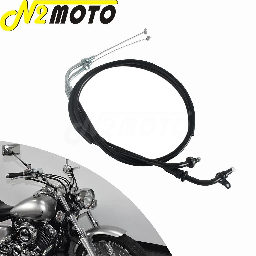 zสายควบคุมคันเร่งรถจักรยานยนต์สำหรับ Yamaha V-Star XVS400 XVS650 Dragstar DS400 DS650 XVS DS 400 650