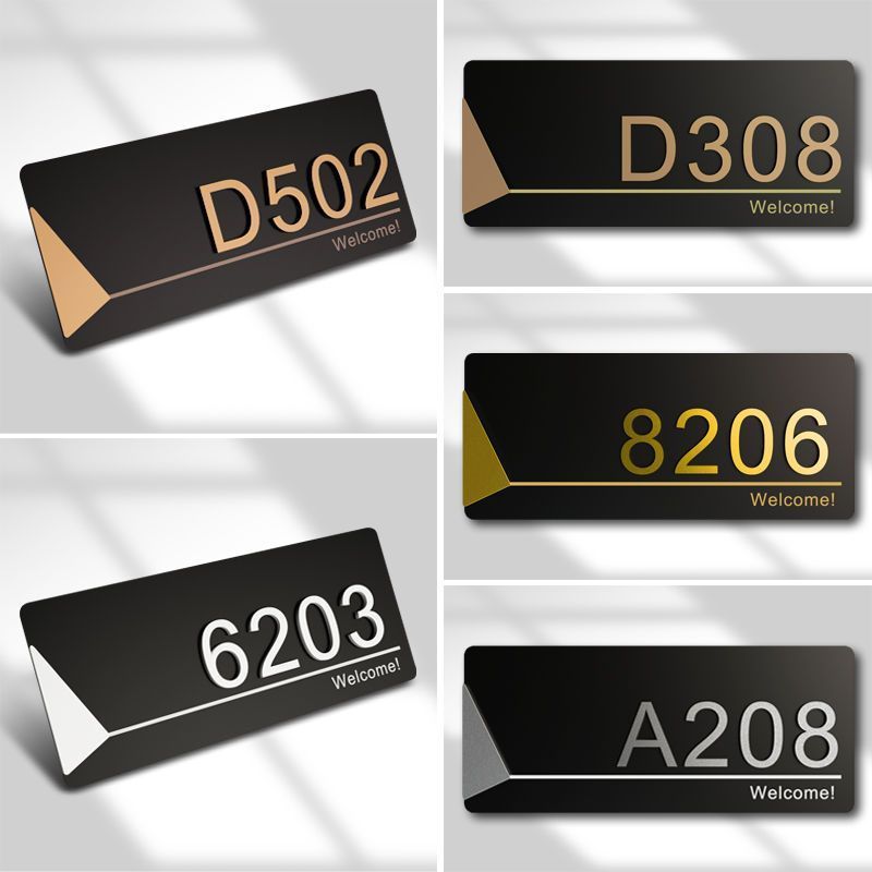 Make House Number Plate ที่ Least 3 House Number Plate House Number Custom Custom Hotel Residential 