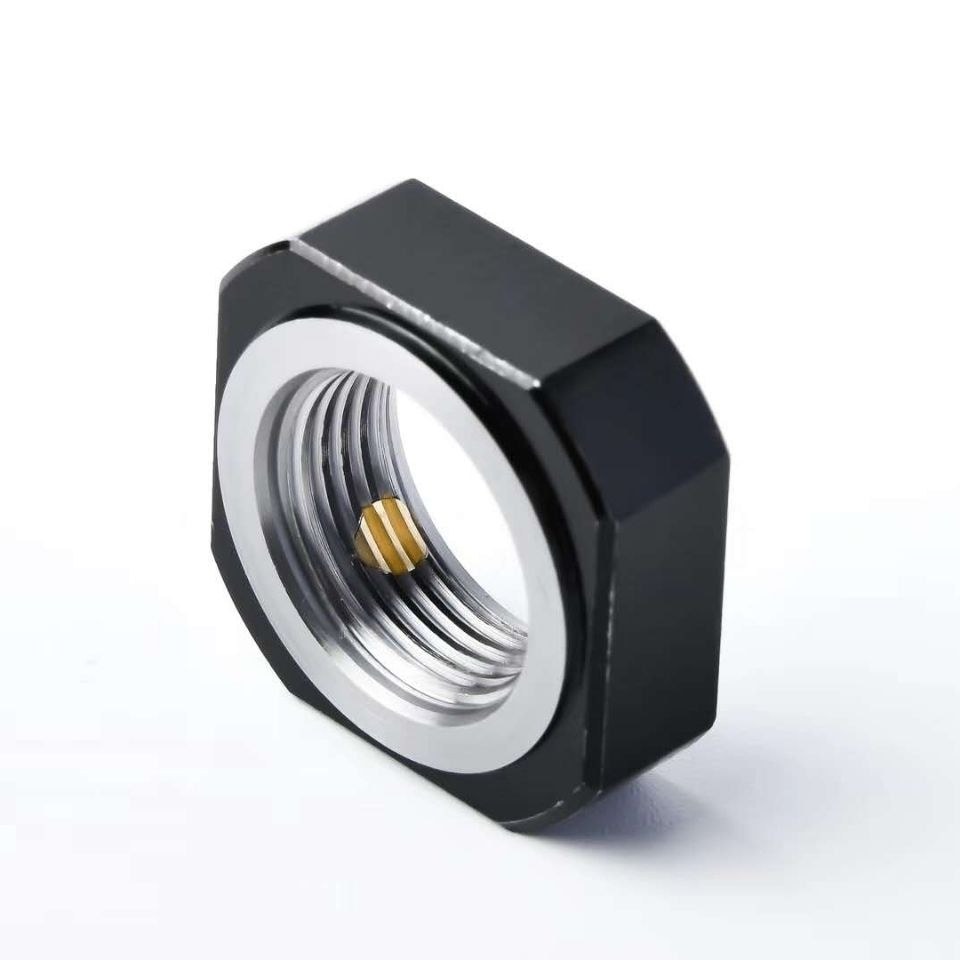 CNC เครื่องมือเครื่องสกรูสแควร์ล็อคอ่อนนุช RN ประเภททองแดงเครื่องซักผ้า Nut Nut M20X1.5 ทองแดงประเภท