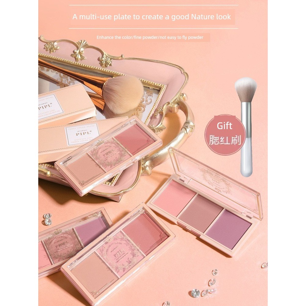 4u2 บลัชออน บลัชออนแบบแท่ง เหมาะสําหรับแต่งหน้าแสงบลัช 2023 รูปแบบใหม่สีขยายหดสีของแท้ดวงอาทิตย์สีแด