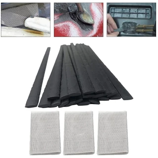 10pcs แท่งเชื่อมพลา+3 ตาข่ายซ่ สติกซ่อมกันชน ABS/PP/PVC/PE
