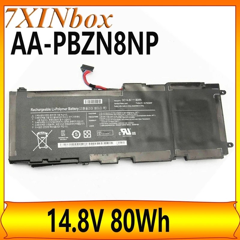 7XINbox AA-PBZN8NP 14.8V 80Wh แบตเตอรี่แล็ปท็อปสําหรับ Samsung NP700Z5A NP700Z5B NP700Z5C-S01IT NP70