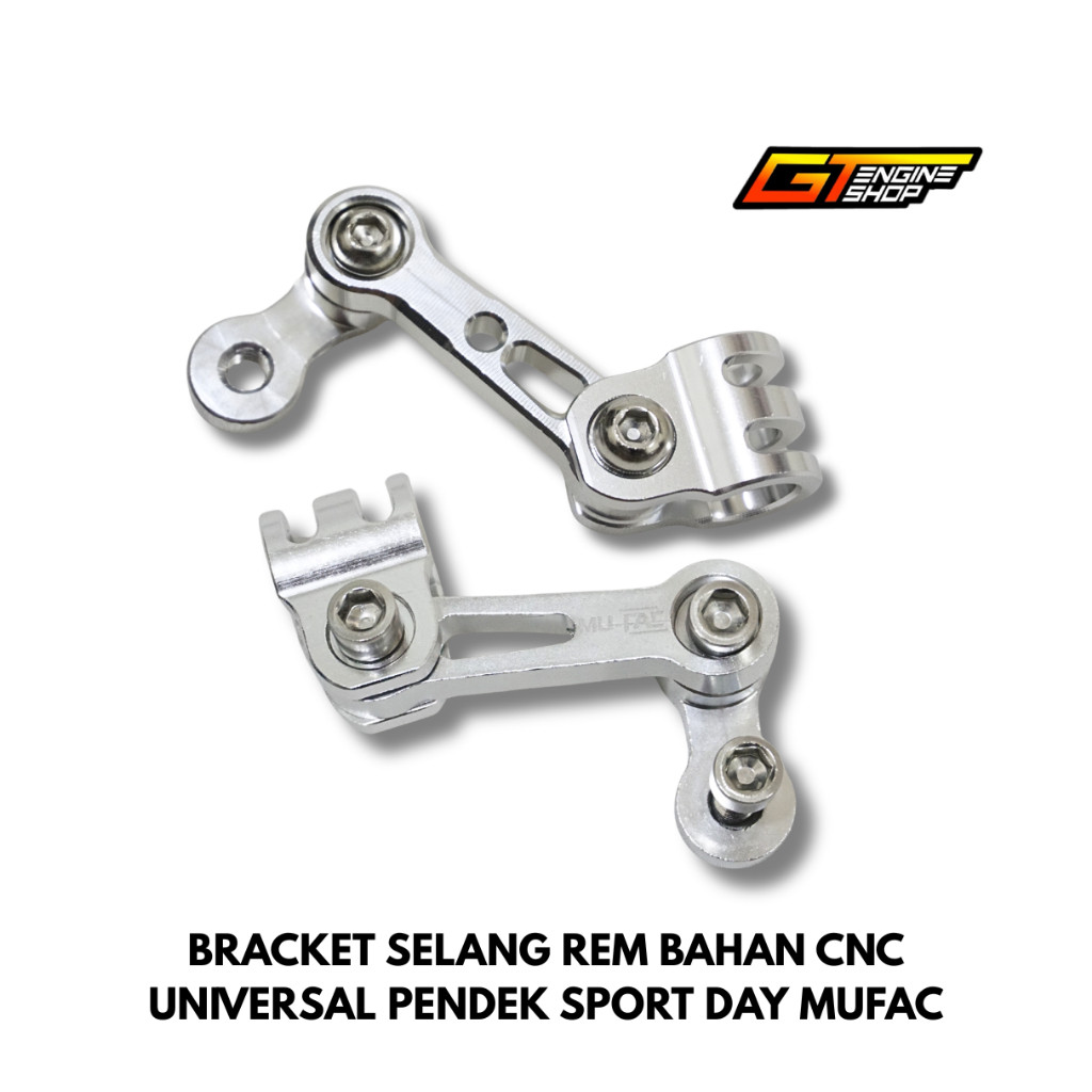 CNC BRAKE HOSE BRACKET UNIVERSAL สําหรับรถจักรยานยนต์ทั้งหมดสั้น CNC BRAKE HOSE MOUNT CEASTALL