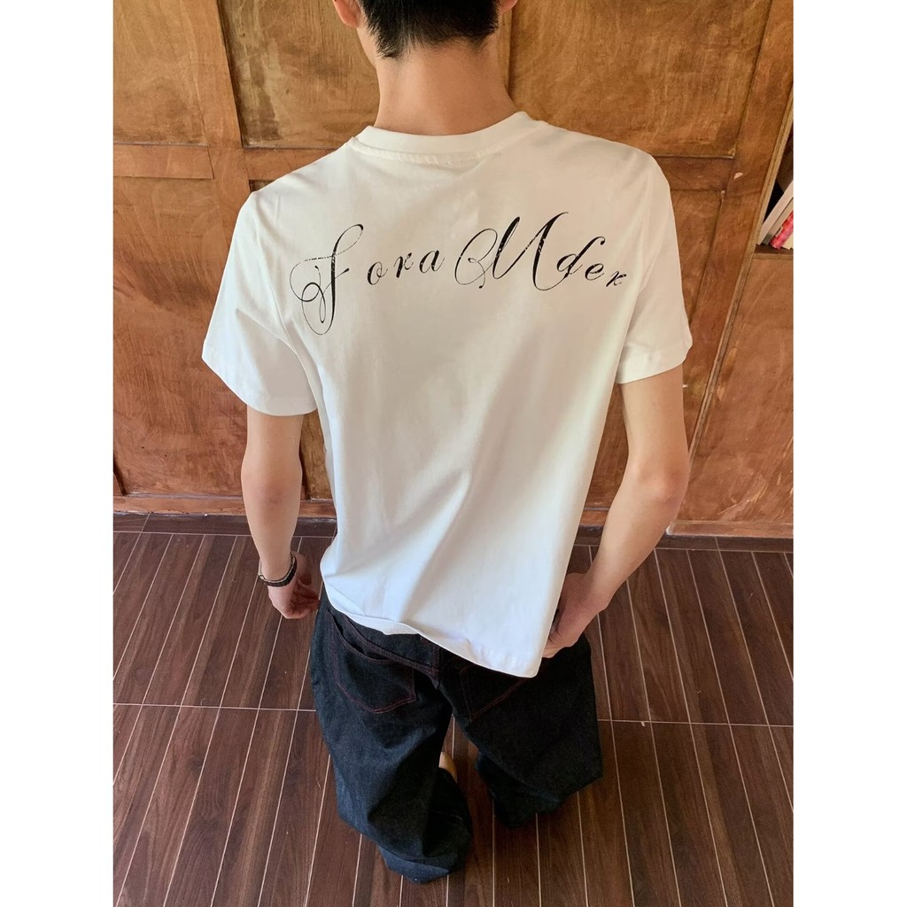 Suikone เสื้อยืดผู้ชายแขนสั้นอเมริกันย้อนยุค high street คอกลมพิมพ์สไตล์ unisex — صورة 5