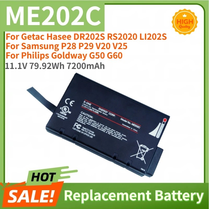 ME202C แบตเตอรี่คุณภาพสูง 11.1V 7200mAh สําหรับ Philips V24E M6 ME202EK VS2 VM4 VM6 VM8 VM3 VS3 Moni