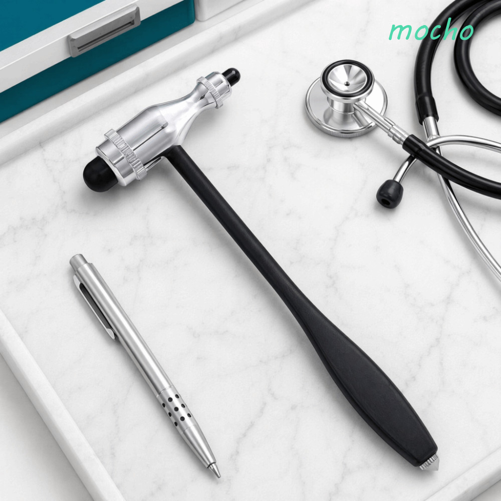 MOCHO Percussor วินิจฉัย, Reflex Respond Body Relax Neurlogical Reflex Hammer, สีดํามัลติฟังก์ชั่นนว