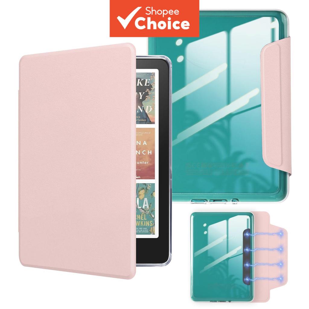 เคสแม่เหล็กถอดได้สําหรับ Kindle Paperwhite 7 นิ้ว รุ่น 12 - ฝาปิด PU บางเบา, เปิด/ปิดอัตโนมัติ