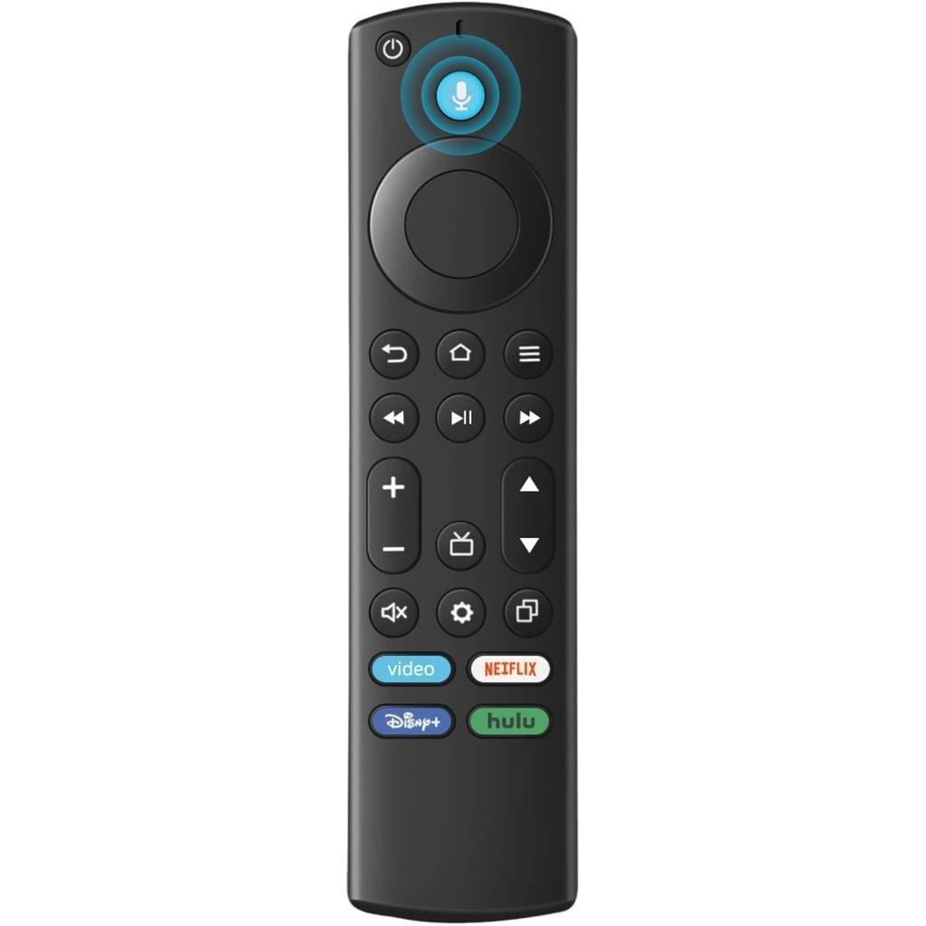 รีโมททดแทนสําหรับ All Fire Series, TV Stick (HD, 4K, 4K Max, Lite), TV Cube และ Omni, Insignia, Tosh