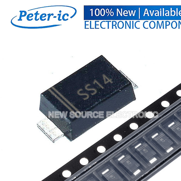 (20-100 ชิ้น) SS14 SMA DO-214AC Fast Rectifier SMD Schottky Diode