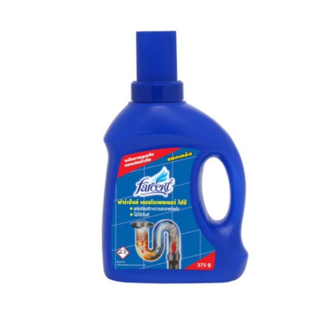ฟาร์เซ็นท์ เกล็ดขจัดท่อตัน Farcent Drain Cleaner Granules 375g.