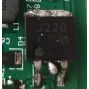 J220 2SJ220 รถบอร์ดคอมพิวเตอร์ Patch Triode Dismantling อะไหล่รถยนต์