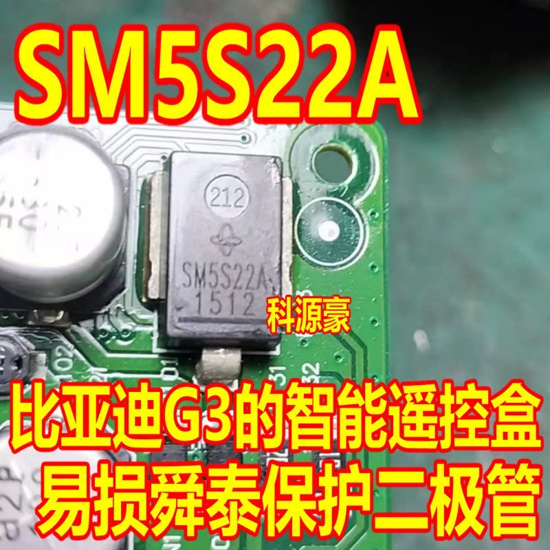 SM5S22A Biadi G3 สมาร์ทรีโมทคอนโทรลกล่องเปราะบางการสูญเสีย Shuntai ป้องกันไดโอด