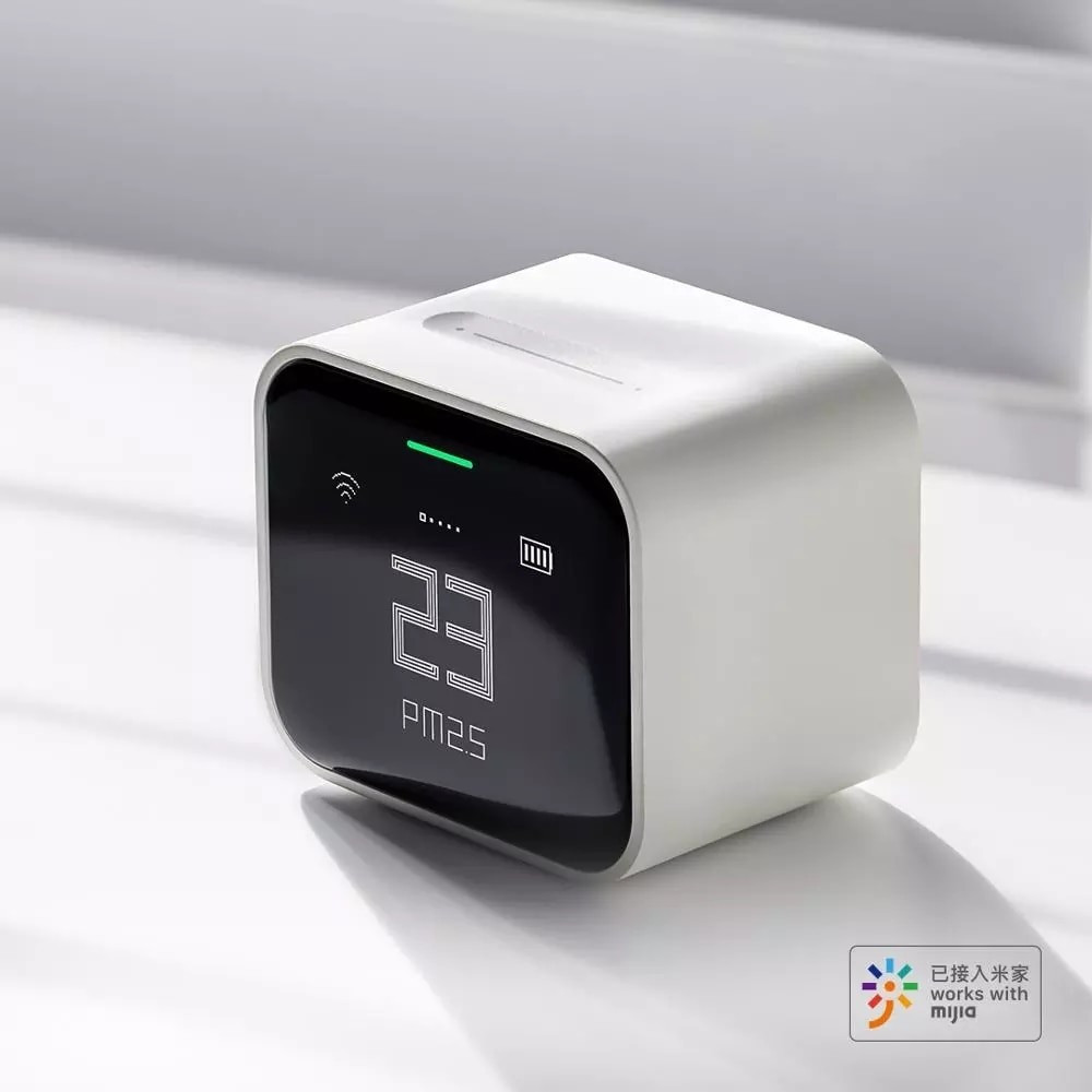 [New]Qingping Air Detector Lite Retina Touch IPS Screen Mobile Touch Operation Mi Home PM2.5 Air Mon